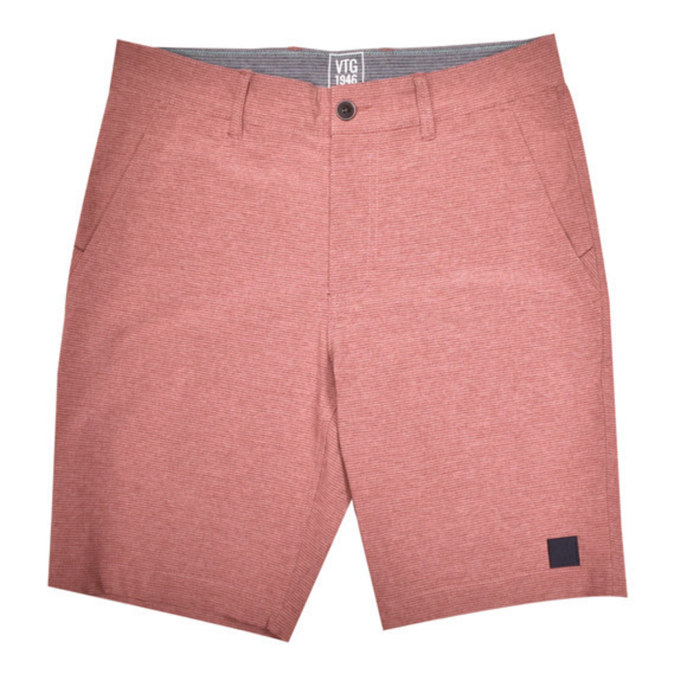 Vintage 1946 HEATHER PENCIL STRIPE GOLF SHORT, BURNT‎ HENNA